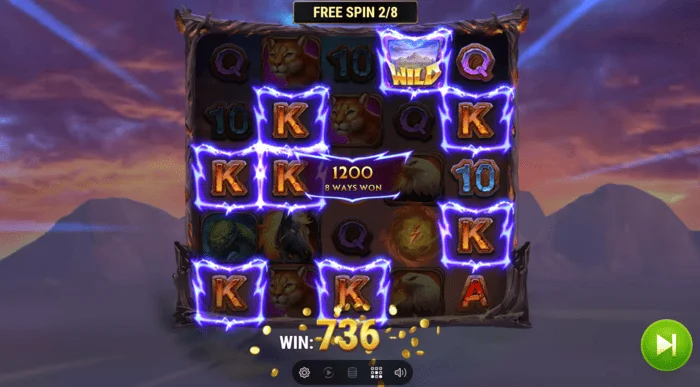 Colt Lightning Inferno gevinst i bonusspill